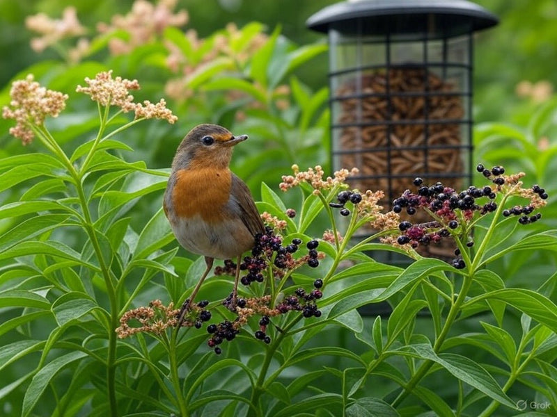 The Best Plants to Attract Wild Birds to Your Garden (and How Mealworms Help)
