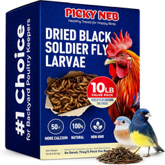 10 lb Dried Black Soldier Fly Larvae