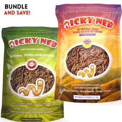 Picky Neb Mealworms 5 lb and BSFL 5 lb - The Ultimate Superfood Combo